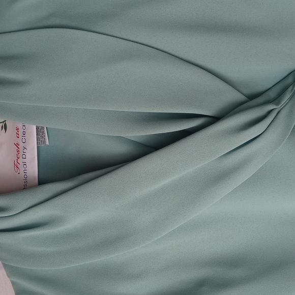 Woman's Buisness or Semi Formal. Teal A-Line Dress - Picture 2 of 4